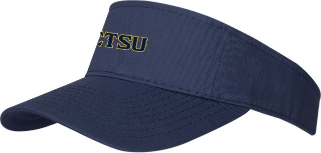 ETSU Brushed Bull Denim Visor ETSU Athletic Mark Wordmark - ONLINE ONLY