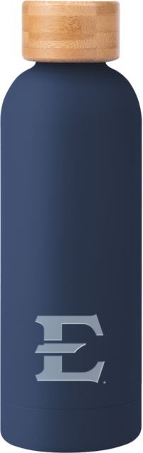 ETSU Blair Stainless Bottle w/ Bamboo Lid 17 oz ETSU Athletic Mark E Engraved - ONLINE ONLY