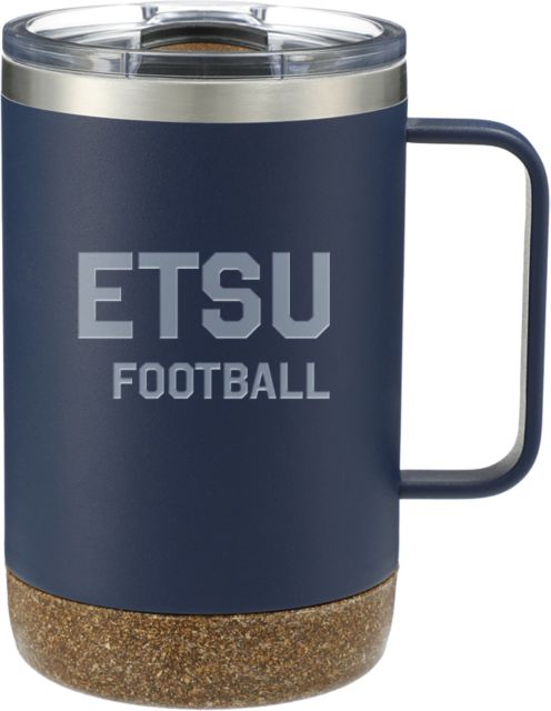 ETSU Valhalla Vacuum Insulated Camp Mug 14oz ETSU Football Engraved - ONLINE ONLY