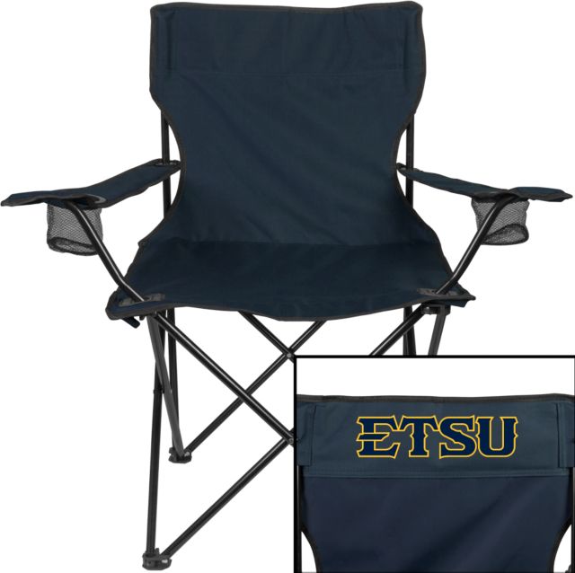 ETSU Deluxe Captains Chair ETSU Athletic Mark Wordmark - ONLINE ONLY