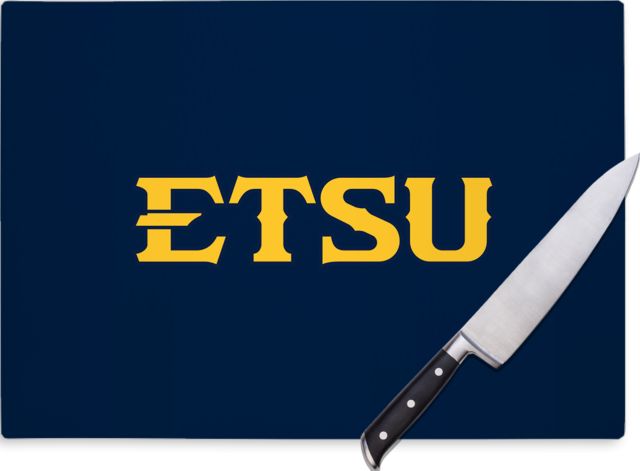 ETSU Cutting Board ETSU Athletic Mark Wordmark - ONLINE ONLY