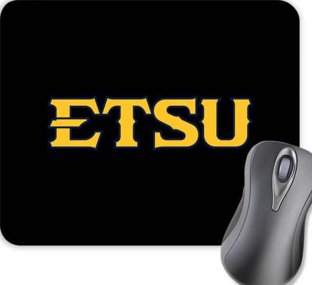 ETSU Full Color Mousepad ETSU Athletic Mark Wordmark - ONLINE ONLY