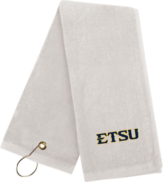 ETSU Golf Towel ETSU Athletic Mark Wordmark - ONLINE ONLY