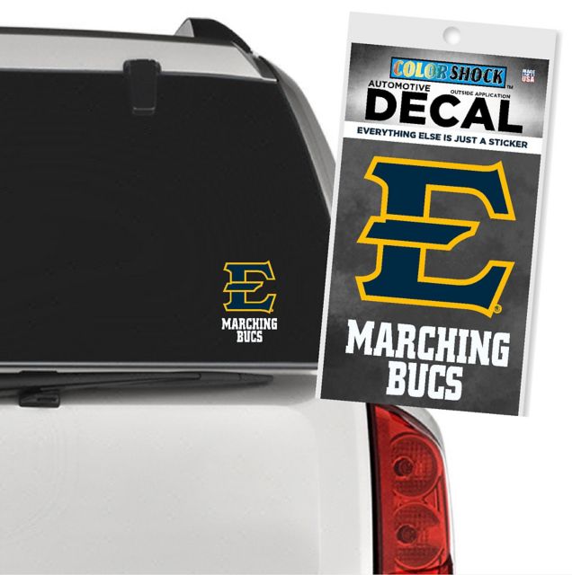 East Tennessee State University Marching Bucs Decal
