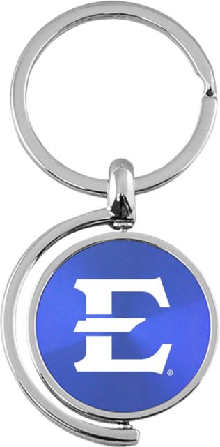 East Tennessee State University Spinner Key Tag