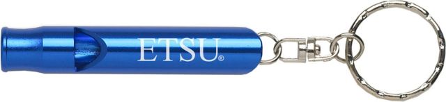 East Tennessee State University Whistle Keychain
