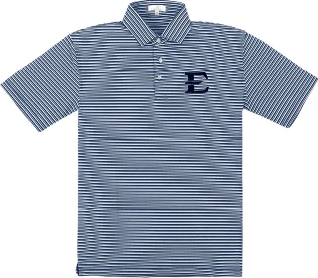 East Tennessee State University Performance Stripe Polo