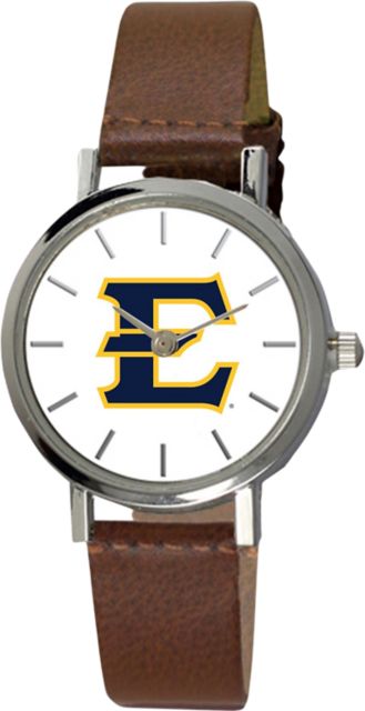 East Tennessee State University 28 mm Ladies Leather Watch