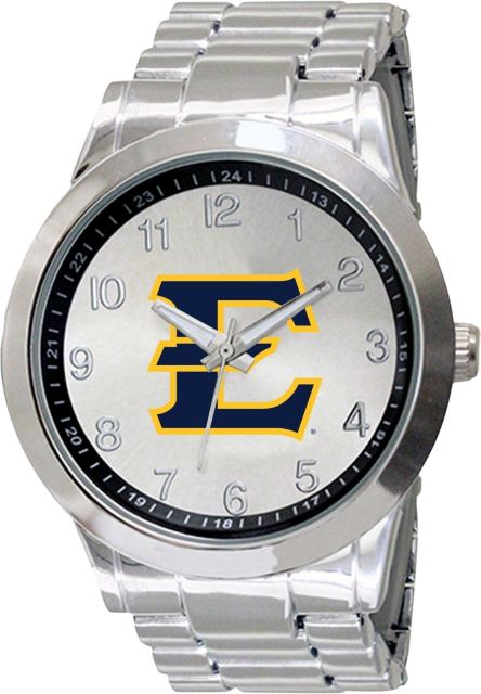 East Tennessee State University 44mm Men's Stainless Steel Watch