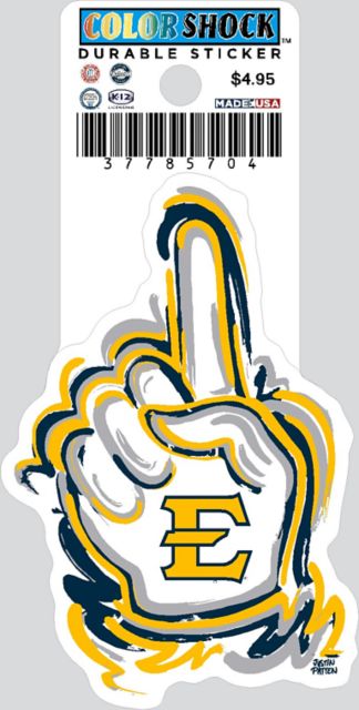 East Tennessee State University Durable Sticker