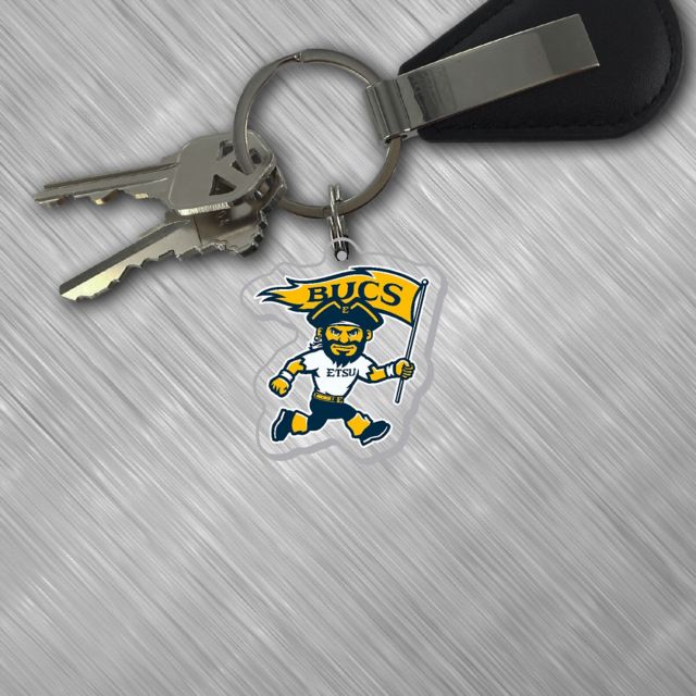East Tennessee State University Buccaneers Keychain