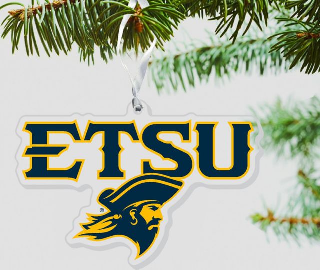 East Tennessee State University Buccaneers 3 x 4 Ornament