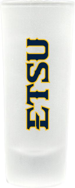 East Tennessee State University Frosted Collector's Glass