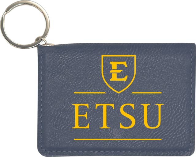 East Tennessee State University Leather ID Holder