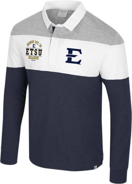 East Tennessee State University Buccaneers Ground Floor Long Sleeve Rugby Polo