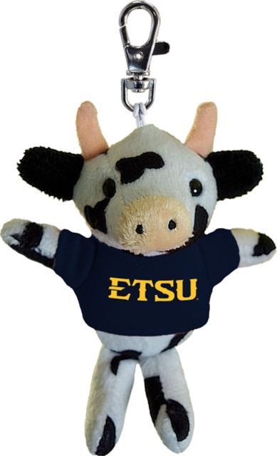 East Tennessee State University Plush Keychain