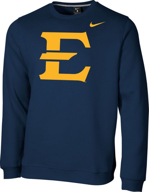 Men's Gold ETSU Buccaneers Holiday Pullover Sweatshirt