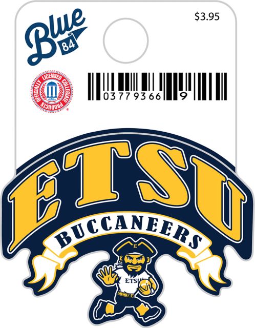 East Tennessee State University Buccaneers Mini Sticker