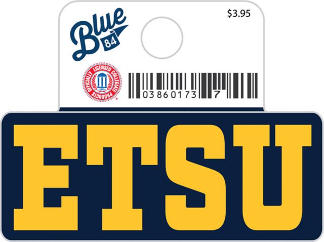 East Tennessee State University Mini Sticker