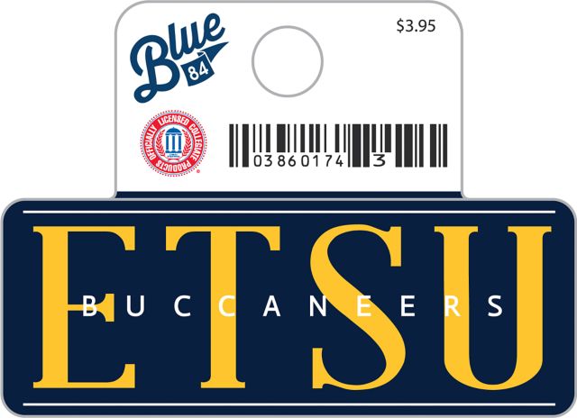 East Tennessee State University Buccaneers Mini Sticker
