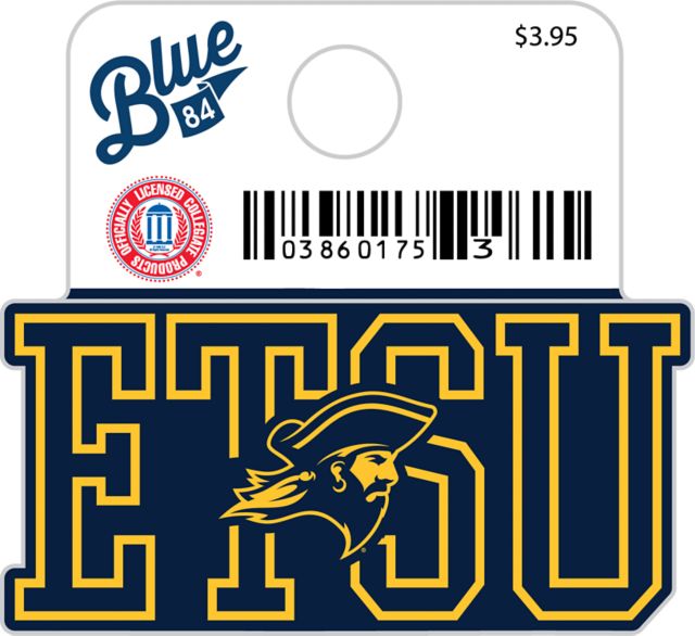 East Tennessee State University Buccaneers Mini Sticker