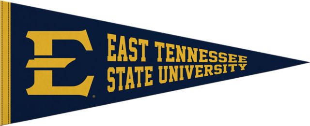 East Tennessee State University 12"X30" Full Color Pennant