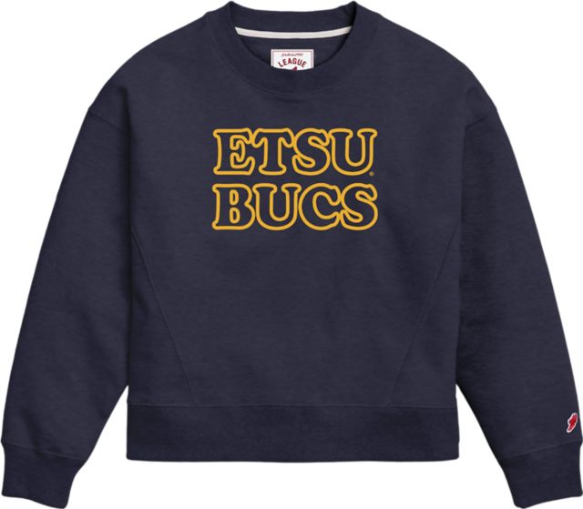 East Tennessee State University Women's Buccaneers Boxy Crewneck Sweatshirt