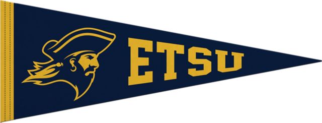 East Tennessee State University 9"X24" Full Color Pennant