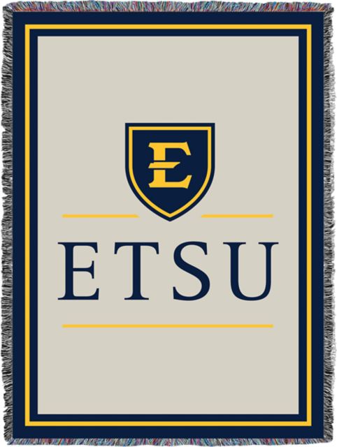East Tennessee State University Afghan Throw