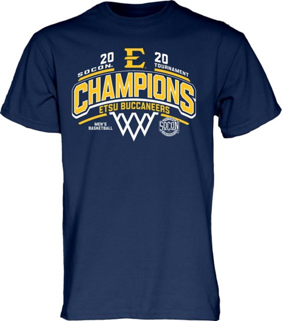 East Tennessee State University Basketball 2020 SoCon Tournament Champions  T-Shirt