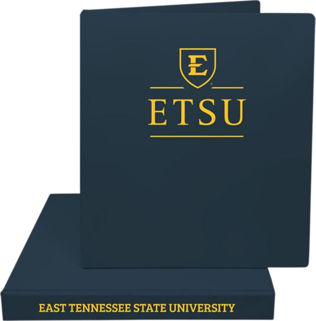 East Tennessee State University 1'' Vinyl Binder