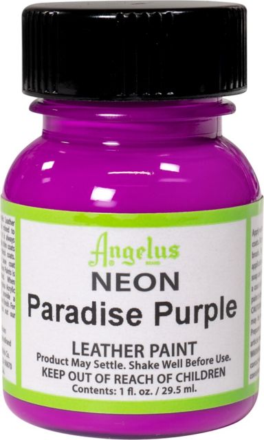 leather paint purple