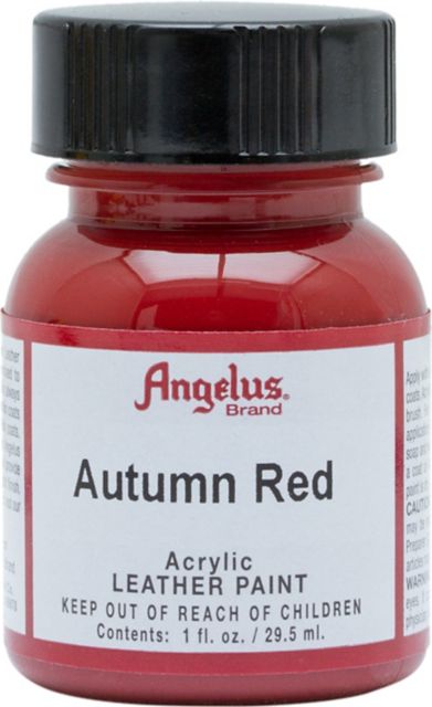 angelus acrylic leather paint autumn red