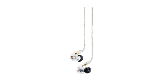 SHURE SE315-CL EARPHONE CLEAR