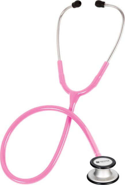 CLINICAL PLUS STETHOSCOPE IN CLAMSHELL-HOT PINK
