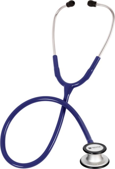 CLINICAL PLUS STETHOSCOPE IN CLAMSHELL-NAVY