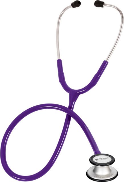 CLINICAL PLUS STETHOSCOPE IN CLAMSHELL-PURPLE
