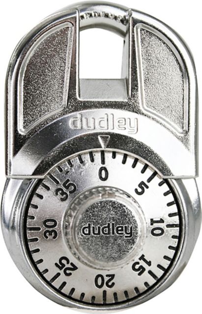 Dudley High Security Series Lock with 3 digit Dial Combination and Shrouded Shackle