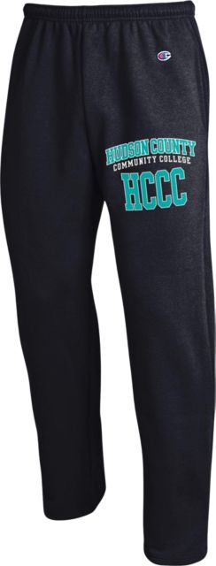 Hudson County Community College Open Bottom Sweatpants Hudson County Community College