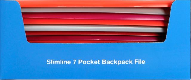 Pendaflex Slimline 7-Pocket Back Pack File