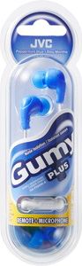 JVC Gumy Plus Inner Ear Headset with Mic- BLUE - ONLINE ONLY