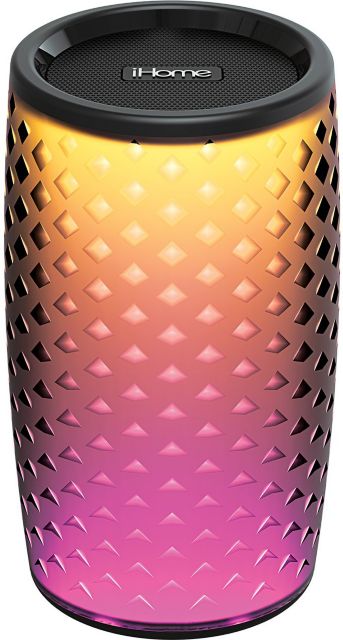 iHome IBT78B Color Changing Bluetooth Rechargeable Speaker with Speakerphone - ONLINE ONLY