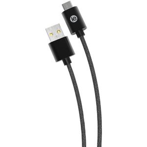iEssentials 10ft Braided USB-C to USB A Cable Black - ONLINE ONLY