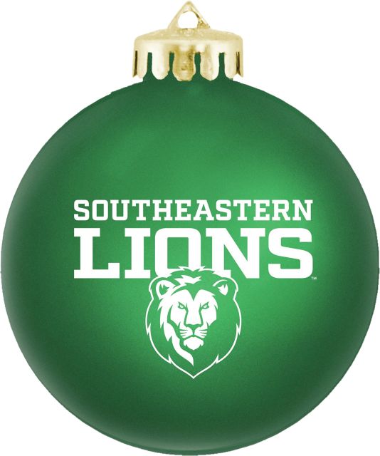 Southeastern Louisiana University Lions Round Ornament