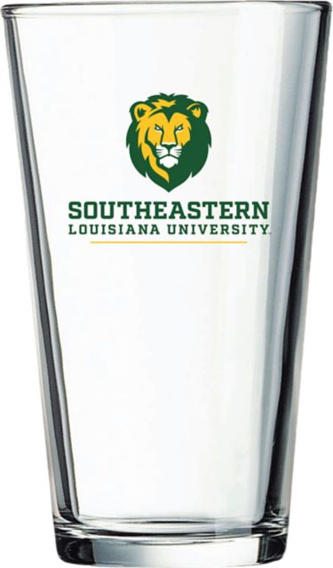 Southeastern Louisiana University Lions 16 oz. Glass