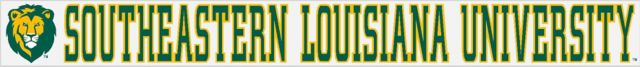 Southeastern Louisiana University Lions Strip Decal