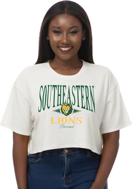 Southeastern Louisiana University Women's Boxy Cropped Short Sleeve T-Shirt