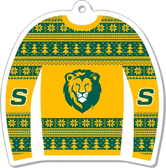 Southeastern Louisiana University Lions 3'' x 4'' Etched Ornament