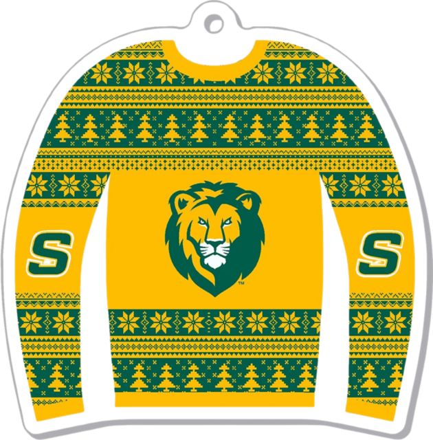 Southeastern Louisiana University Lions 3'' x 4'' Etched Ornament