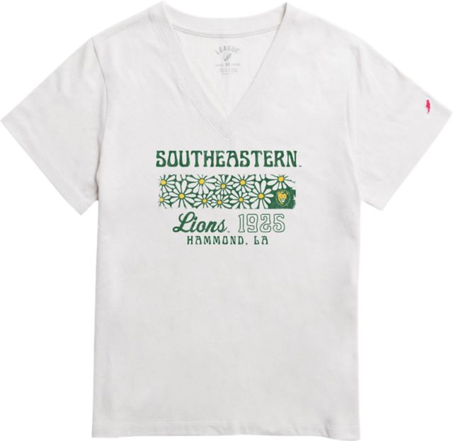 Southeastern Louisiana University Lions Women's V-Neck Short Sleeve T-Shirt